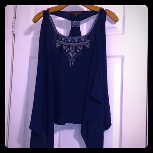 Ranna Gill sleeveless embroidered blouse